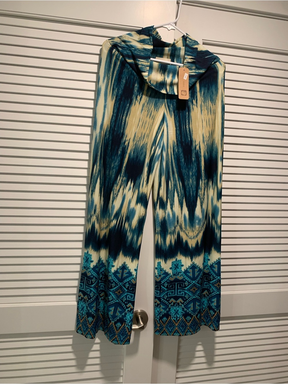Jon & Anna NY Women Blue/White Palazzo Pants NWT 🌴